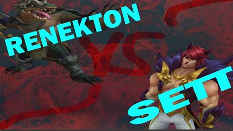 renekton vs sett|moba renekton vs sett.